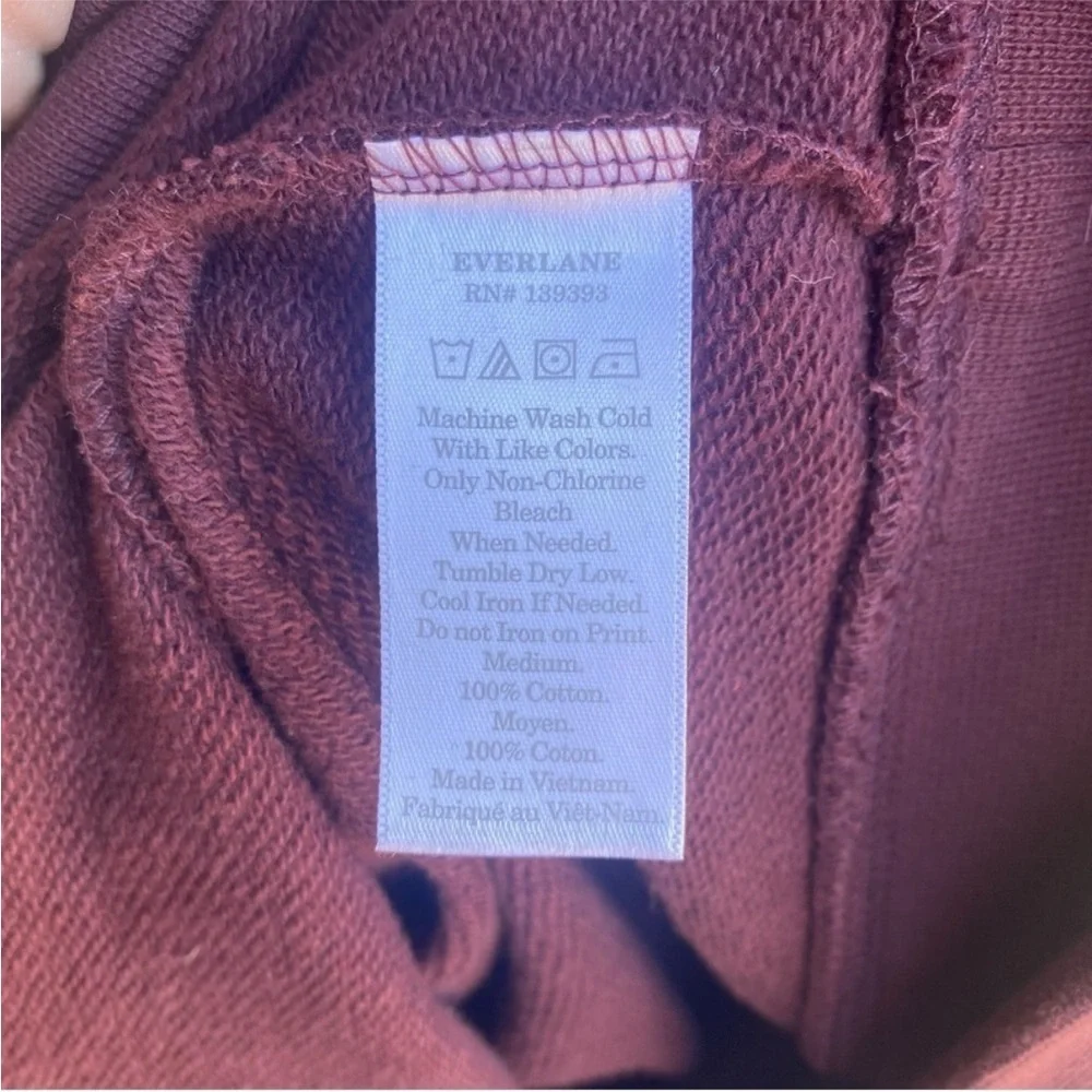 Everlane Teddy Oversized Crew Sweatshirt - Picture 3 of 4